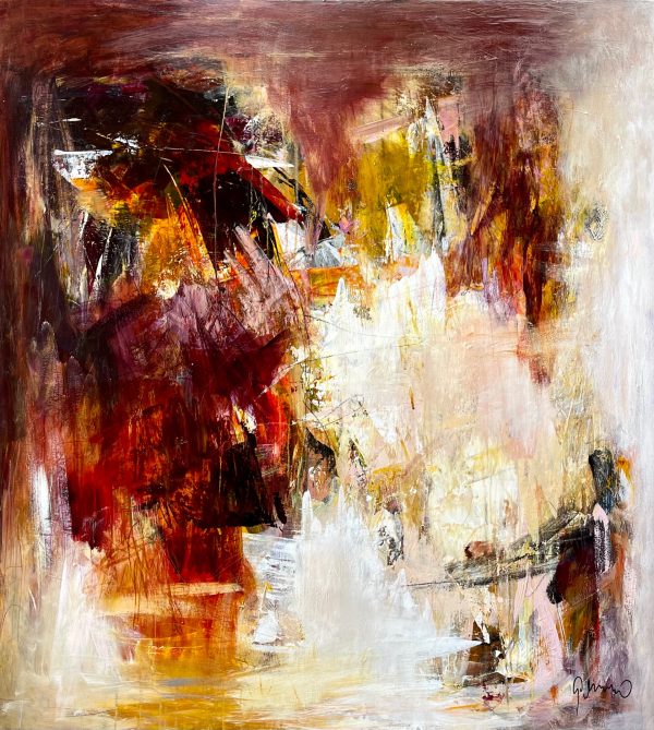 Maleri 110 x 100 cm
