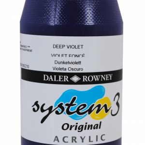 System 3 Original Acrylic Colour 500ml Deep Violet