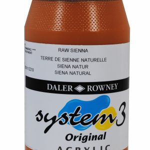 System 3 Original Acrylic Colour 500ml Raw Sienna