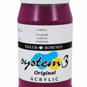 System 3 Original Acrylic Colour 500ml Purple