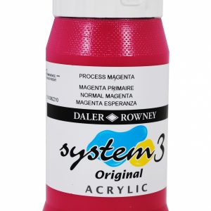 System 3 Original Acrylic Colour 500ml Process Magenta