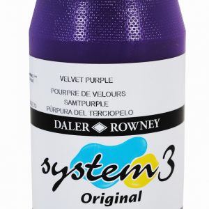 System 3 Original Acrylic Colour 500ml Velvet Purple