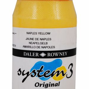 System 3 Original Acrylic Colour 500ml Naples Yellow