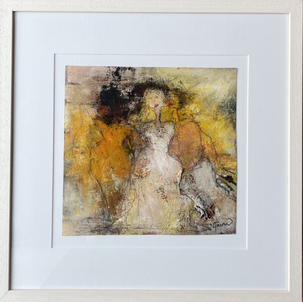 Maleri 46 x 46 cm