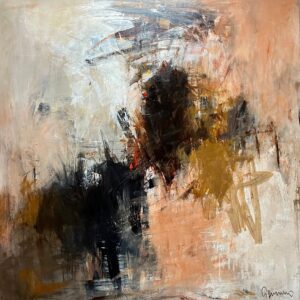 Maleri 110 x 100 cm