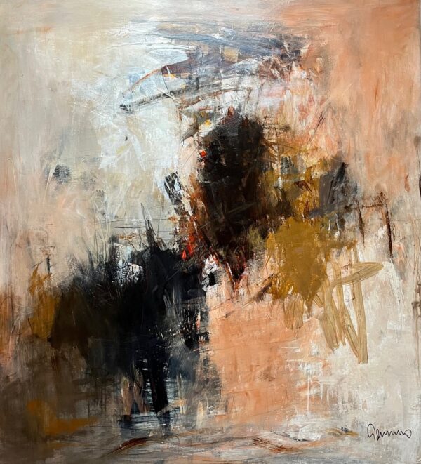 Maleri 110 x 100 cm