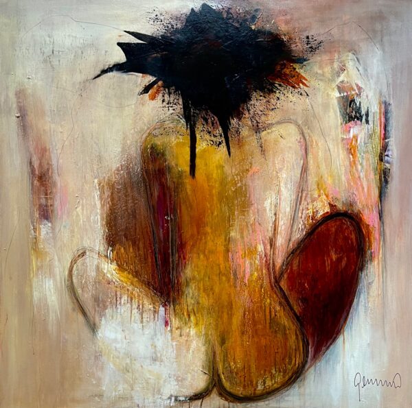Maleri 100 x 100 cm