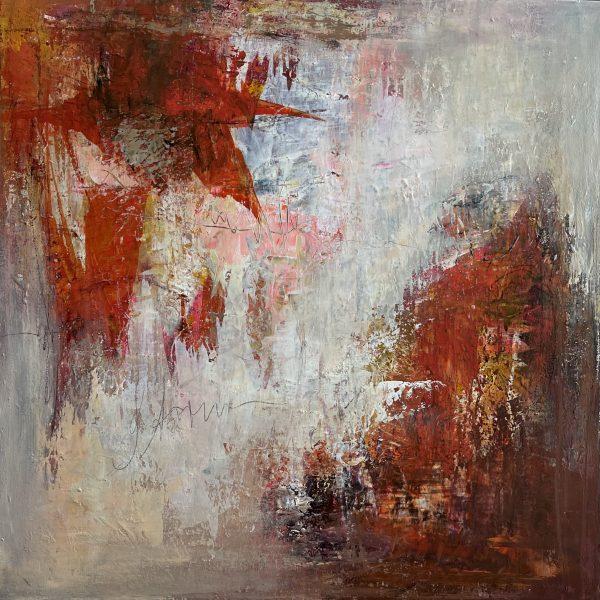 Maleri 80 x 80 cm