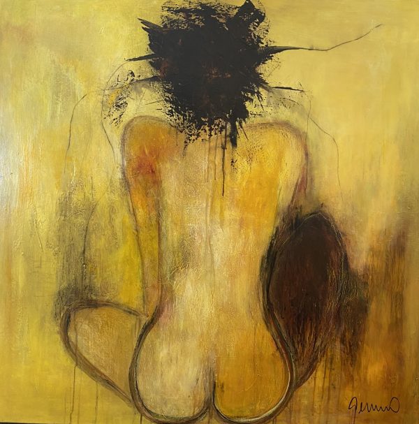Maleri 100 x 100 cm