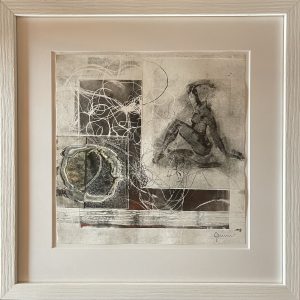 Maleri 41 x 41 cm