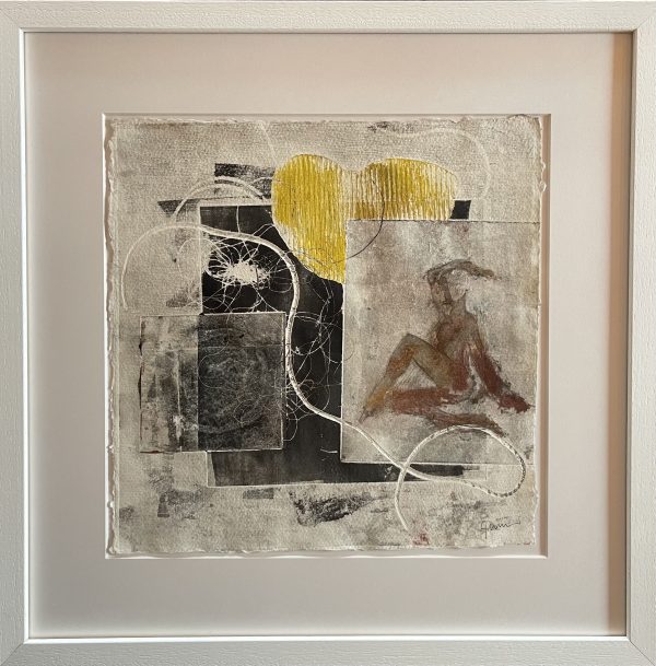 Maleri 46 x 46 cm