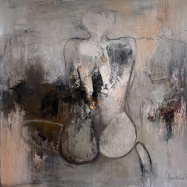 Maleri 120 x 120 cm