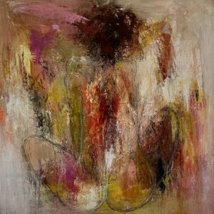 Maleri 100 x 100 cm