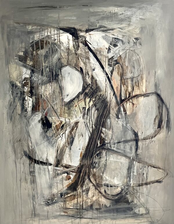 Maleri 80 x 100 cm x 4 cm