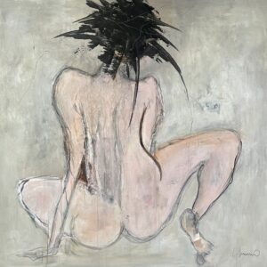 Maleri 100 x 100 cm