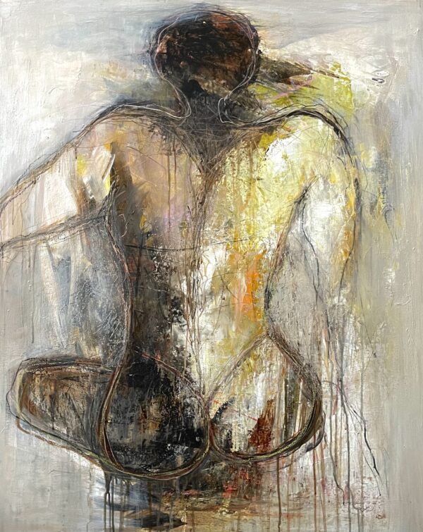 Maleri 80 x 100 cm