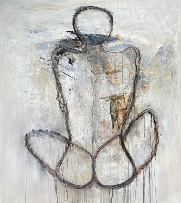 Maleri 100 x 110 cm
