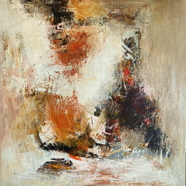 Maleri 110 x 100 cm