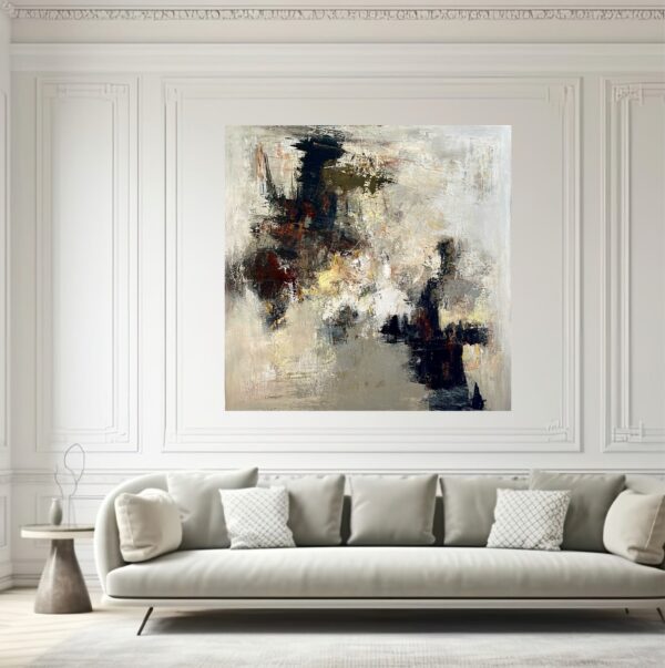 Maleri 120 x 120 cm - Image 3