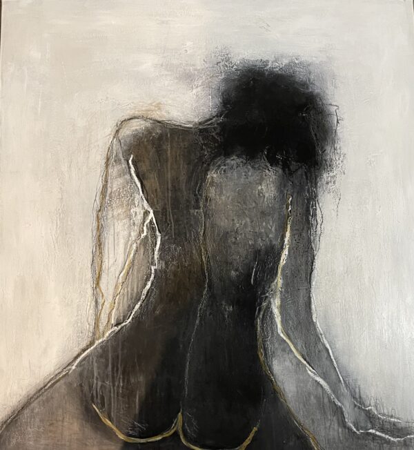 Maleri 100 x 110 cm