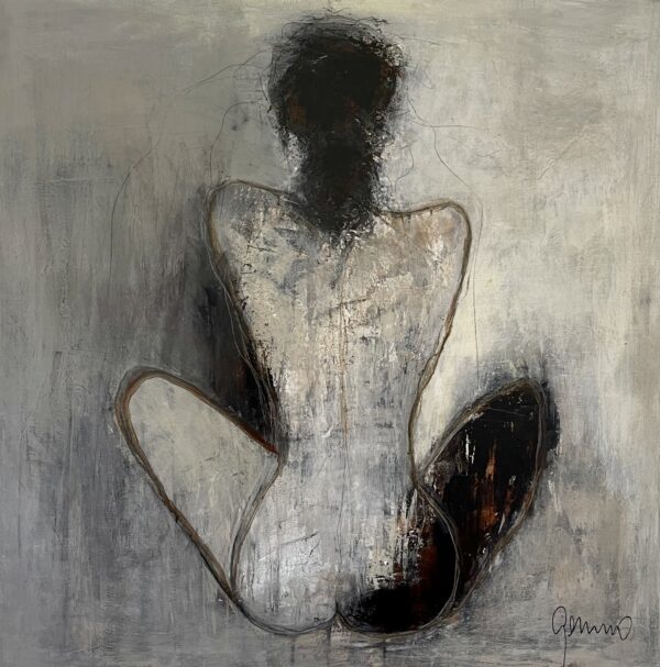 Maleri 100 x 100 cm
